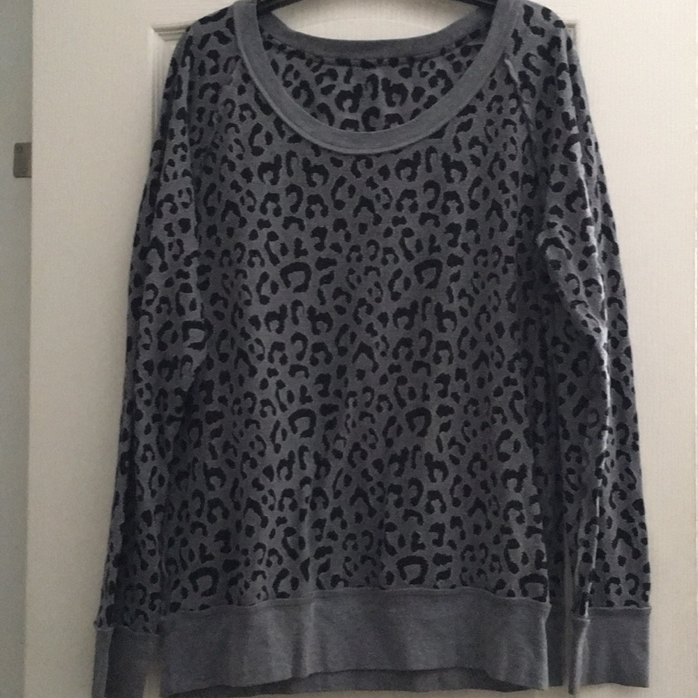 Leopard print sweater